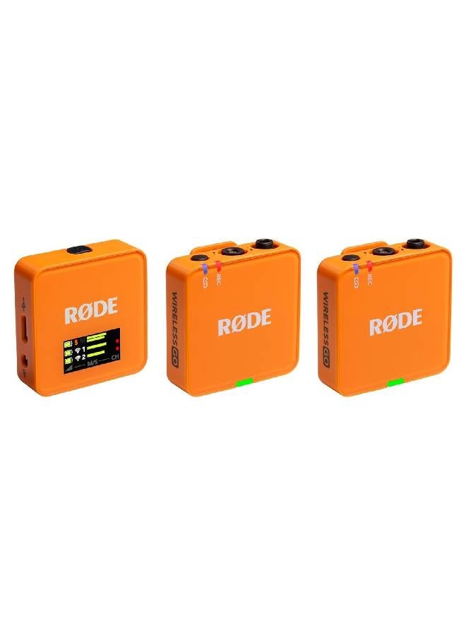 رود نظام ميكروفون لاسلكي مدمج Rode Wireless GO (الجيل الثالث) - برتقالي WIGOGEN3 - Image 1
