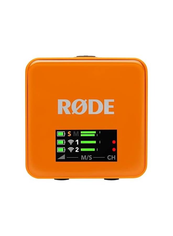 رود نظام ميكروفون لاسلكي مدمج Rode Wireless GO (الجيل الثالث) - برتقالي WIGOGEN3 - Image 3