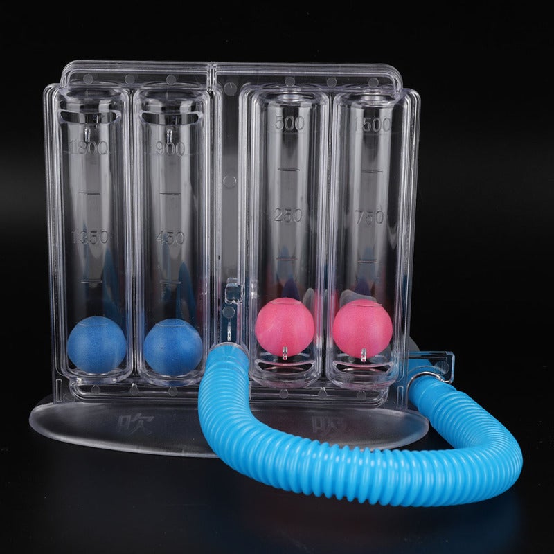 Incentive Spirometer: PE Mouthpiece Ergonomic Design - Bend Resistant Pipeline Durable Deep Breathing Exerciser for Post Surgery Recovery, COPD Patients, Home Respiratory Therapy - Image 3