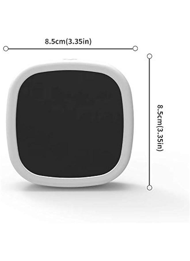 LED Digital Snooze Alarm Clock, Alarm Clock Digital Travel Alarm Clocks Bedside Battery Mains Powered Dual Loud Alarms for Heavy Sleepers LED Clock with Adjustable Brightness Snooze and Adapter