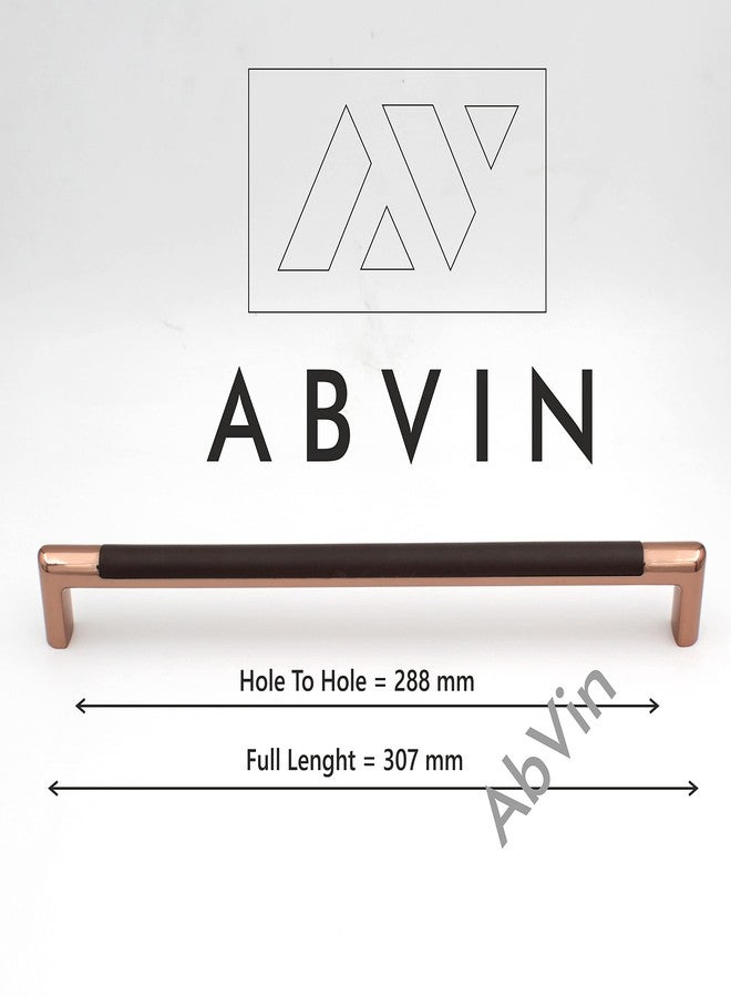 ABVIN Texture Rosegold Cabinet Handles for Cabinet Hardware, Furniture Pulls for Doors, Cabinets, Cupboards & Drawers - Cocacola Finish - 1 pcs (11.7 inch) - Image 2