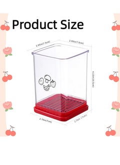 Oasisgalore Fruit Slicer, Egg Slicing Cup, Multifunctional Stainless Steel Fruit and Vegetable Slicer Portable Egg Slicing Tool Suitable for Making Strawberry Banana Fruit and Vegetable Salad Platter  - Image 2