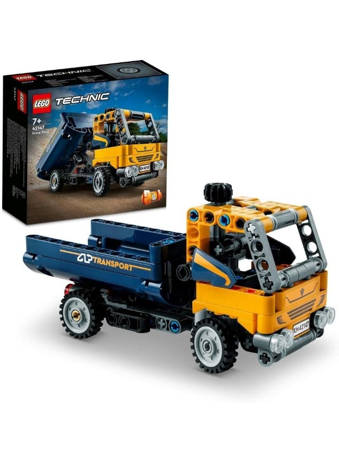 LEGO مجموعة مكعبات بناء سيارة لعبة شاحنة قلابة LEGO Technic 42147 - Image 4