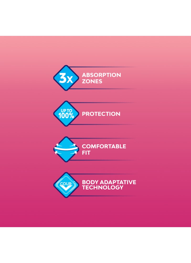 Nana فوط صحية ماكسي سميكة طويلة مع أجنحة - Image 3