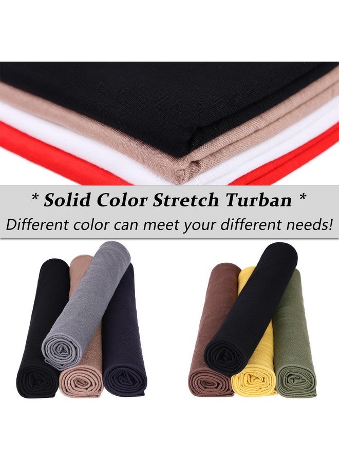 Xtrend 1 Piece Extra Wide Breathable Soft Fashion Halo Jersey Turban for Women (Turmeric) - Image 4