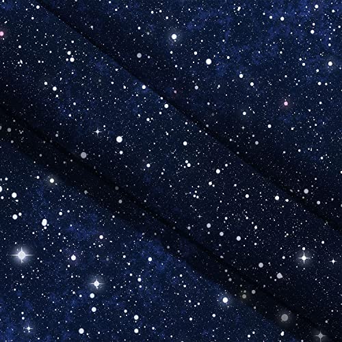 GOAOK Outer Space Galaxy Tapestry, Dark Blue Starry Night Sky Stars Moon Ceiling Tapestries, 60"X40"Inch Fantasy Cosmic Universe Celestial Small Tapestry Wall Hanging for Bedroom Room Dorm - Image 5