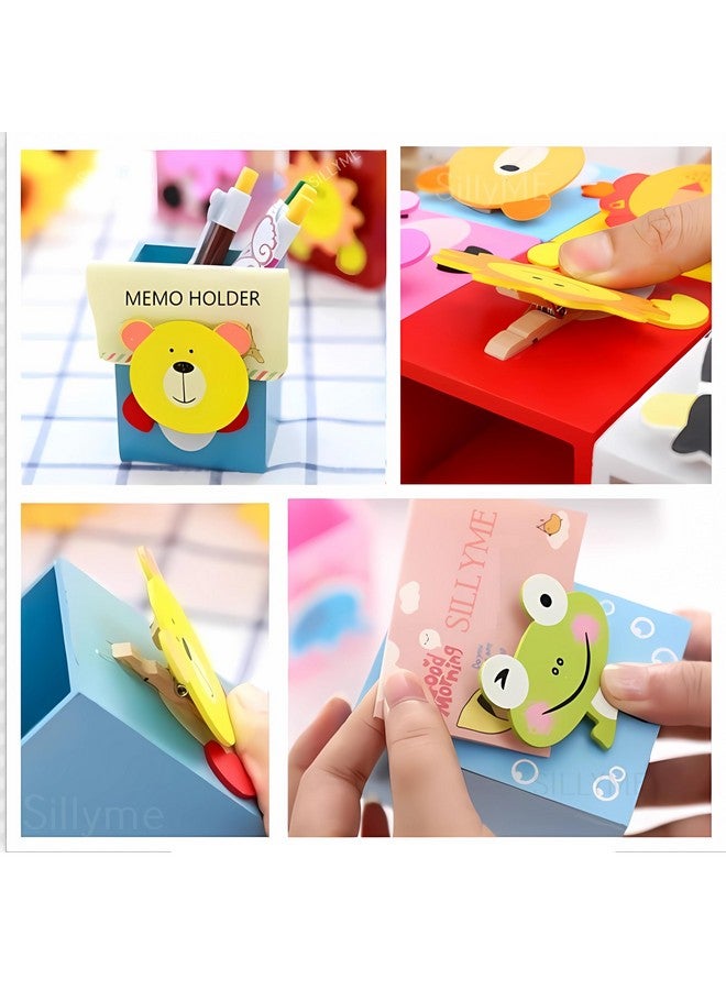 SILLYME Wooden Pencil Box Return Gifts Birthday Party for Kids - 6pcs | Birthday Return Gifts for Kids | Cute Animal Theme Stationery Placer Eco Friendly Bday Returns Gift Item in Bulk - Image 3