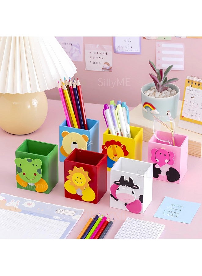 SILLYME Wooden Pencil Box Return Gifts Birthday Party for Kids - 6pcs | Birthday Return Gifts for Kids | Cute Animal Theme Stationery Placer Eco Friendly Bday Returns Gift Item in Bulk - Image 4