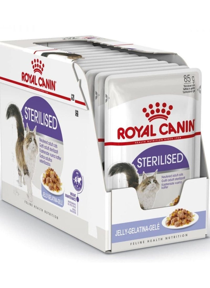 ROYAL CANIN Royal Canin Sterilised Jelly Cat Wet Food Box ( 12pcs x 85g ) 