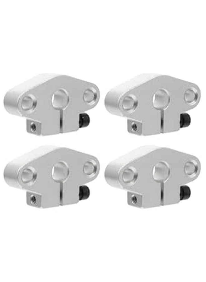 Aluminum Linear Guide Rod Support Clamp 4pcs For 3D Printer Shaft SHF08 Bearing Base Bracket - Image 1