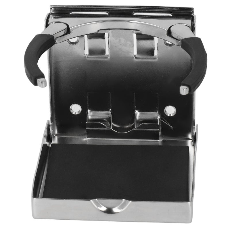 Foldable Cup Holder Water Drink Cup Stand Stainless Steel Mount for Boat Yacht Car - Image 2