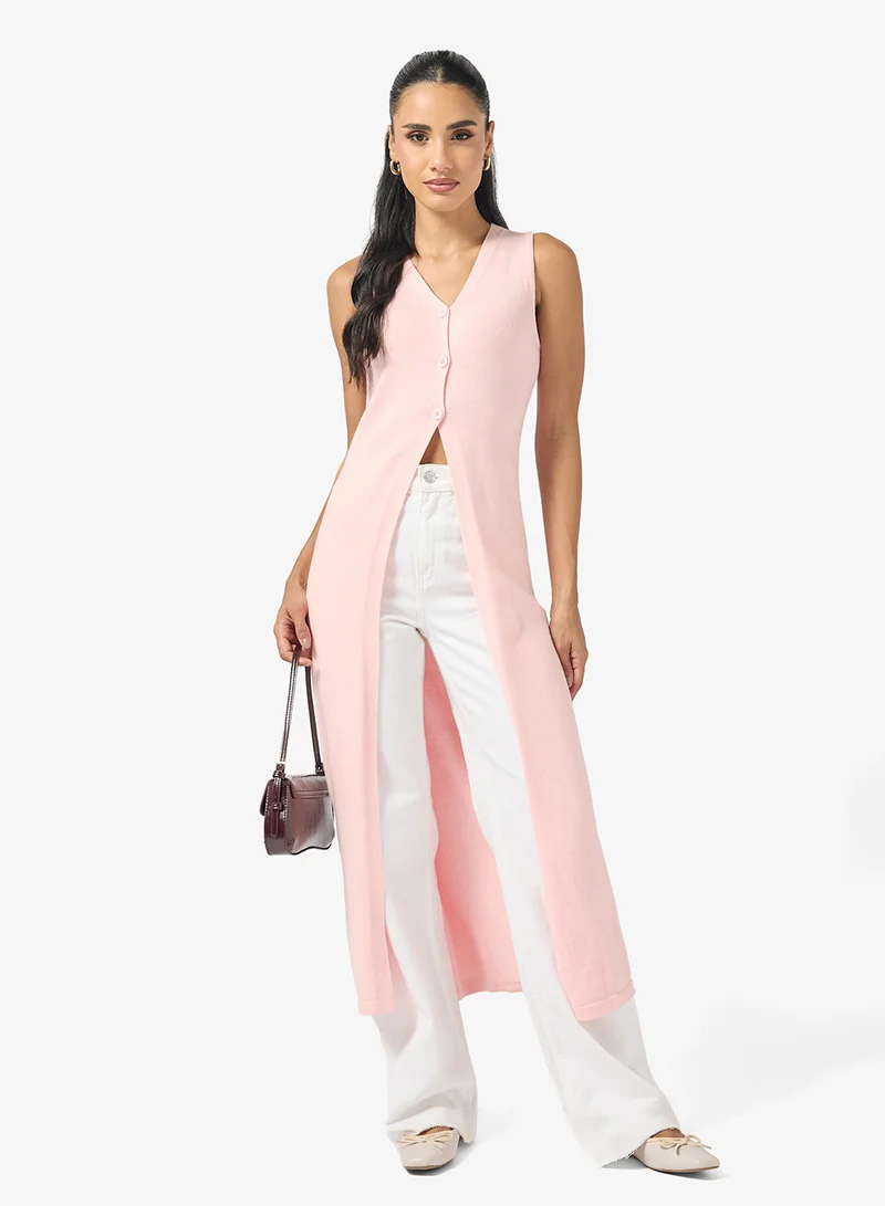 Ginger Button Down Maxi Cardigan