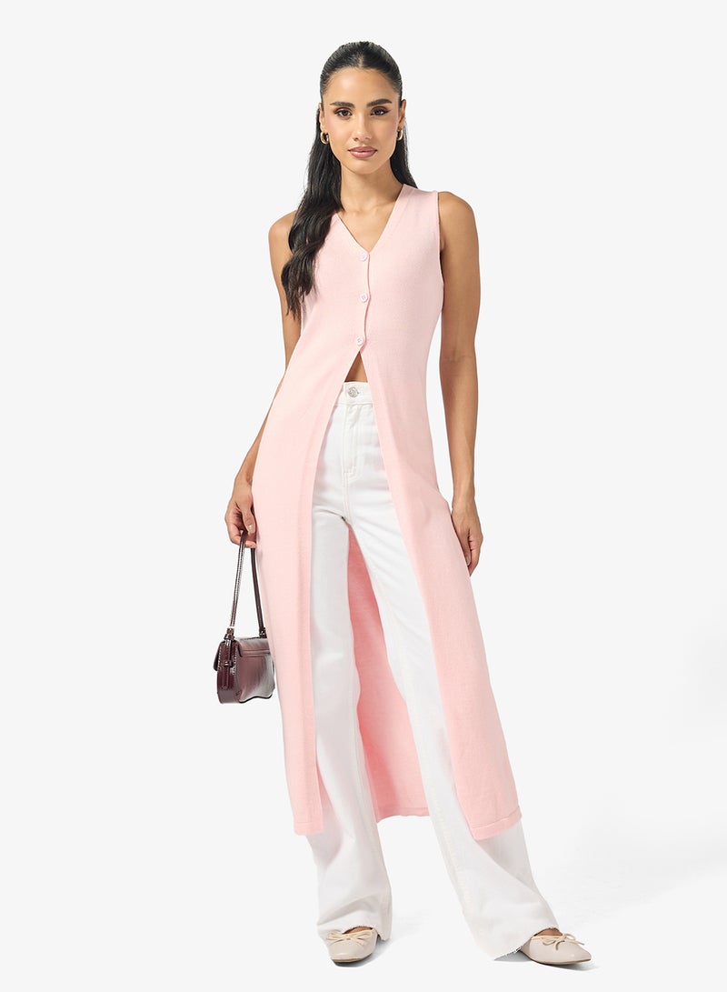 جينجر كارديجان طويل بأزرار - Image 4