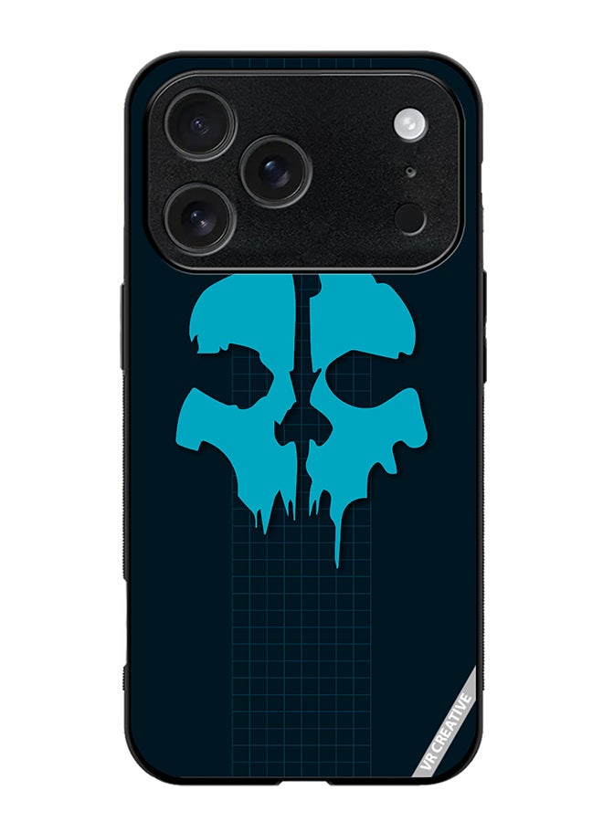 VR CREATIVE Protective Case Cover For Apple iPhone 17 Pro Max Call Of Duty Ghosts Design Multicolour