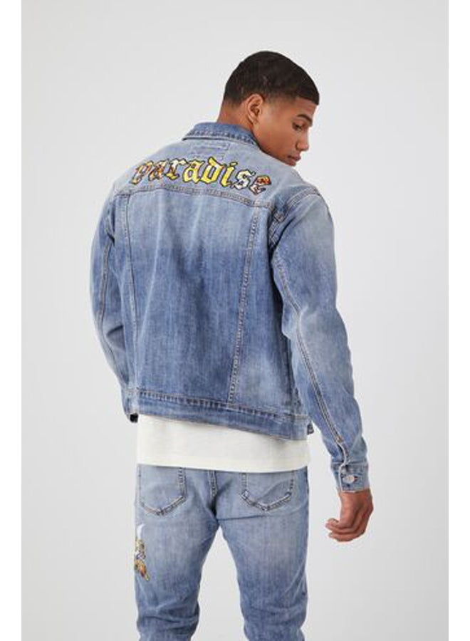 FOREVER 21 Denim Trucker Jacket - Image 1