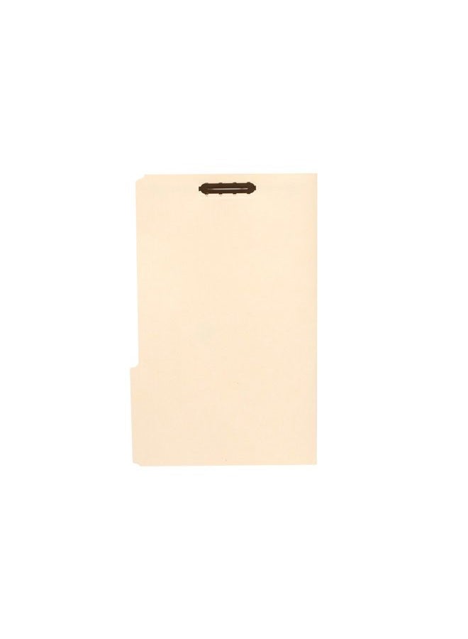 Blue Summit Supplies 50 Legal Size 1/3 Cut Fastener File Folders - Reinforced Top Tab - Durable 2 Prongs Designed to Organize Standard Legal and Medical Files, Law Office Reports - Legal Size, Manila, 50 Pack - Image 3