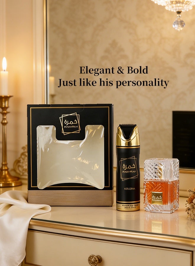 MARK HIM Perfume & Deodorant Spray Gift Set, Long Lasting Eau de Parfum 100ml + Body Spray 200ml, Luxury Fragrance Kit for Men & Women - Image 5