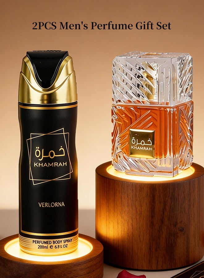 MARK HIM Perfume & Deodorant Spray Gift Set, Long Lasting Eau de Parfum 100ml + Body Spray 200ml, Luxury Fragrance Kit for Men & Women - Image 2