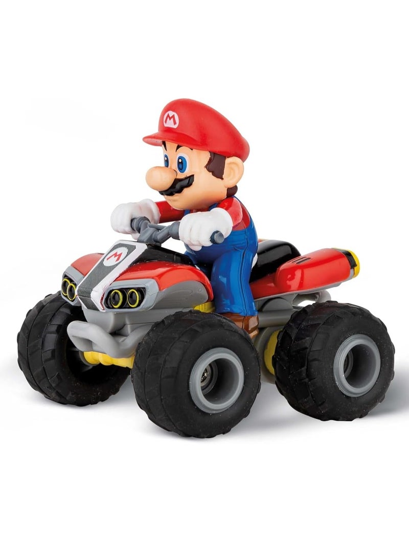 Carrera RC Mario Kart Mario Quad 24GHz Remote Controlled Car | Exciting Racing Action | Original License | Up to 8 Minutes Driving Time | Includes Pneumatic Tyres | A Must for Mario Fans of All Ages  - Image 2