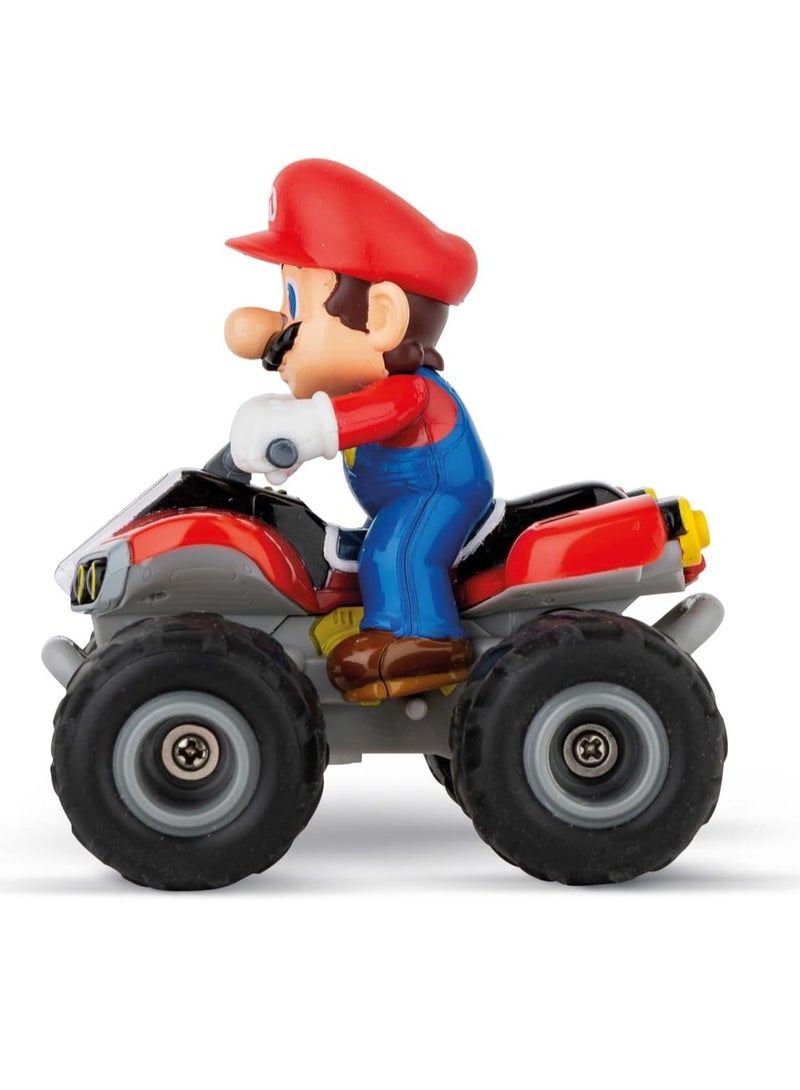 Carrera RC Mario Kart Mario Quad 24GHz Remote Controlled Car | Exciting Racing Action | Original License | Up to 8 Minutes Driving Time | Includes Pneumatic Tyres | A Must for Mario Fans of All Ages  - Image 3
