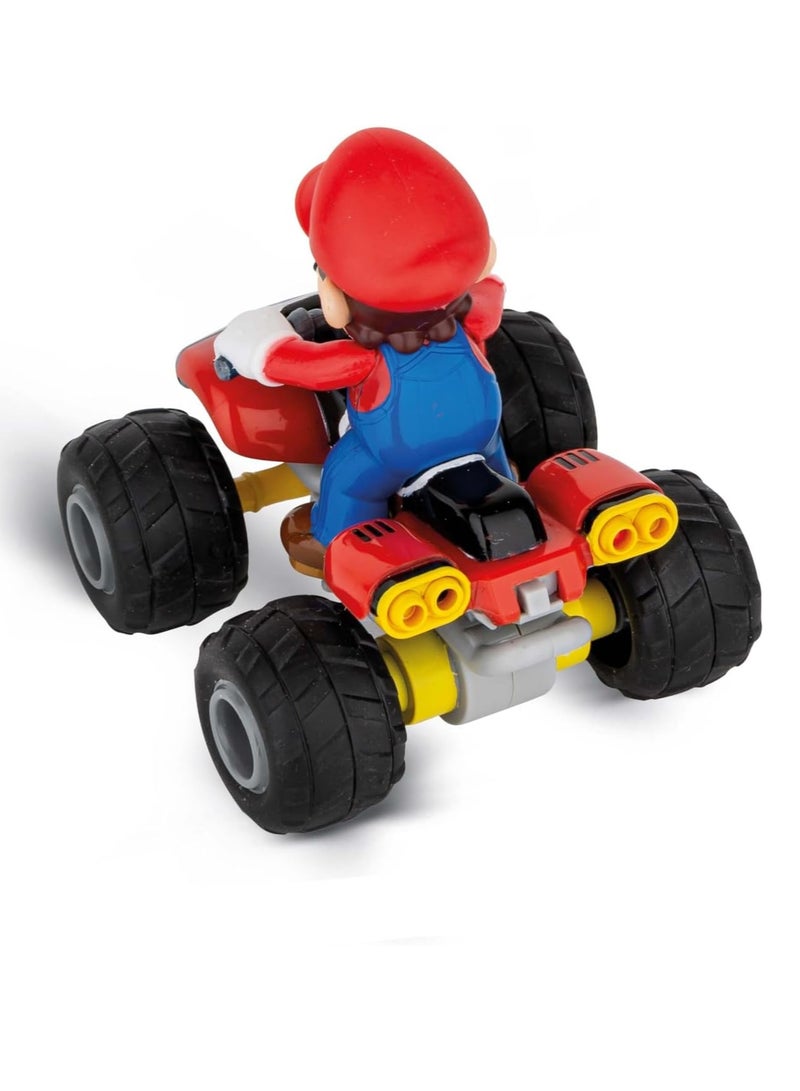 Carrera RC Mario Kart Mario Quad 24GHz Remote Controlled Car | Exciting Racing Action | Original License | Up to 8 Minutes Driving Time | Includes Pneumatic Tyres | A Must for Mario Fans of All Ages  - Image 5