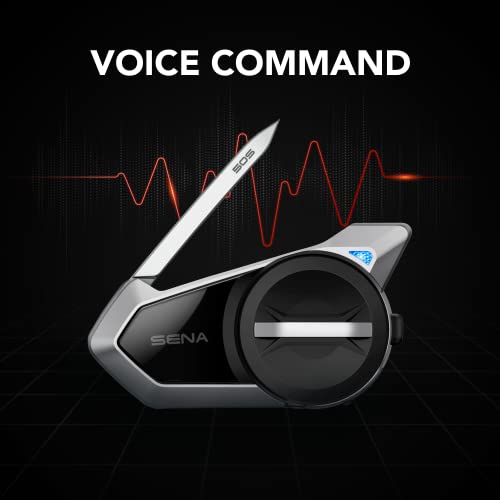 Sena 50S Motorcycle Jog Dial Communication Bluetooth Headset w/Sound by Harman Kardon Integrated Mesh Intercom System Premium Microphone & Speakers - Image 3
