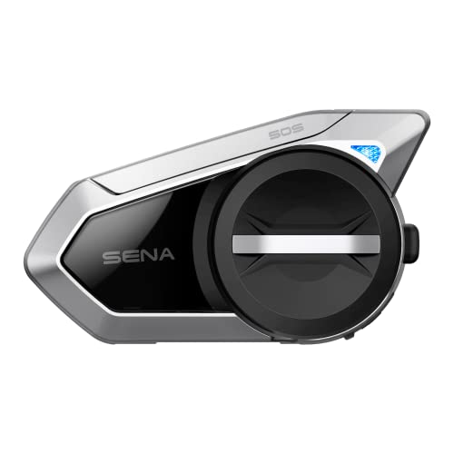 Sena 50S Motorcycle Jog Dial Communication Bluetooth Headset w/Sound by Harman Kardon Integrated Mesh Intercom System Premium Microphone & Speakers - Image 1