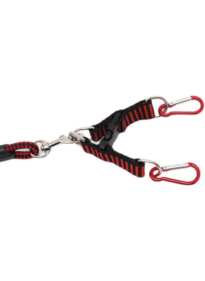 null - RC1:5 1:8 1:10 Model Car Traction Rope Climbing Car Pull Rope Large S Large E SCX10 TRX4-Color:Red - Image 1
