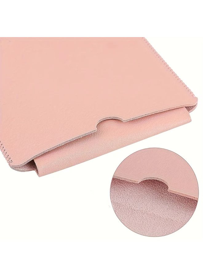 Light Blue PU Leather Wireless Keyboard Sleeve Travel Storage Protective Case - Image 4