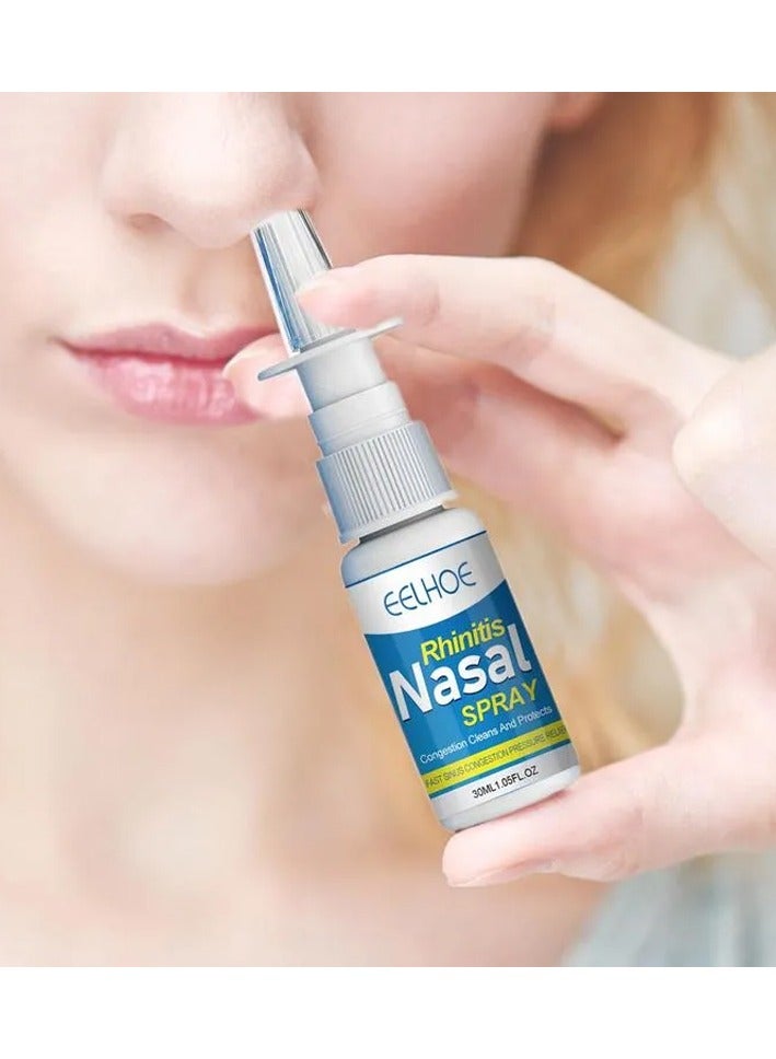 EELHOE علاج رذاذ الأنف لالتهاب الأنف انسداد الأنف حكة العطس منع التهاب الجيوب الأنفية التهاب الأنف التحسسي المزمن رذاذ الأعشاب الطبيعية للأنف - Image 2