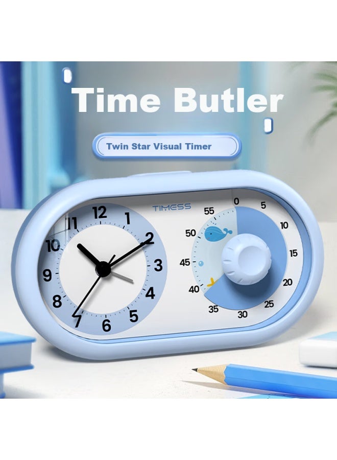 Timess Visual Timer For Kids Students, Wake Up Self-Discipline Artifact With Kitchen Timer Time Manager Office Silent Alarm Clock Timer - Image 5