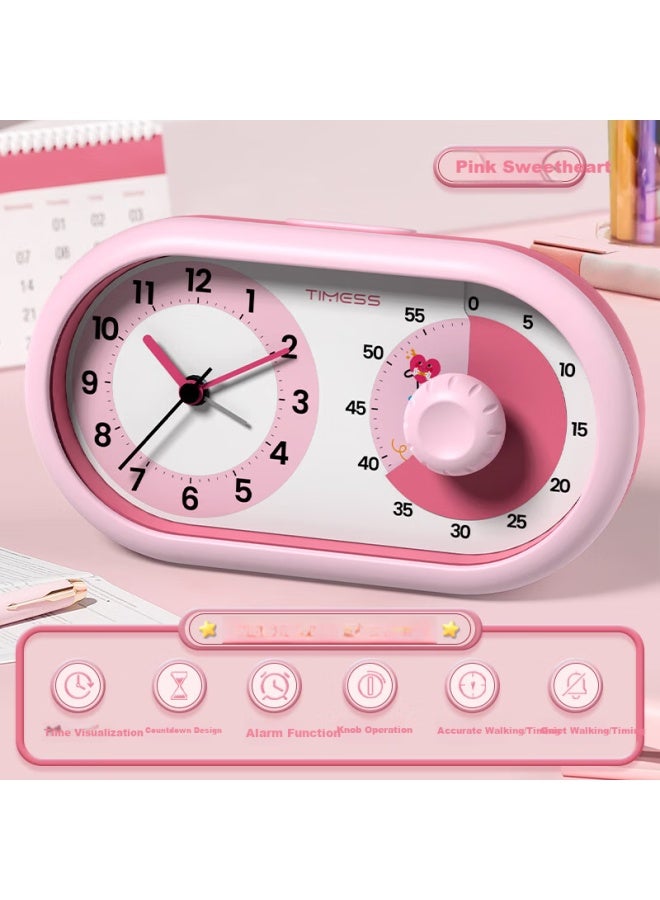 Timess Visual Timer For Kids Students, Wake Up Self-Discipline Artifact With Kitchen Timer Time Manager Office Silent Alarm Clock Timer - Image 1