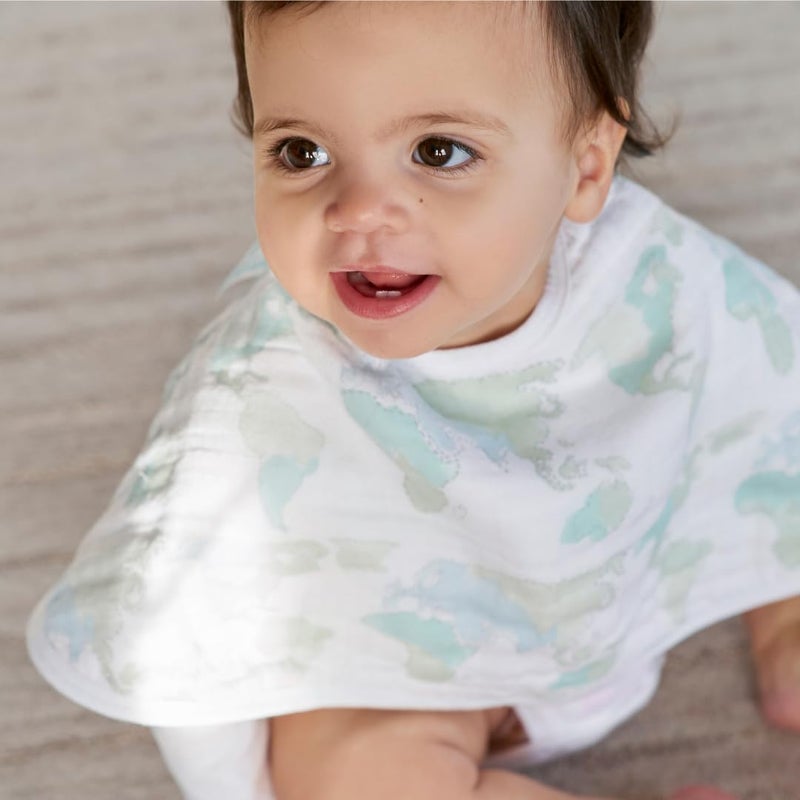 Aden + Anais Essentials Cotton Muslin Baby Burpy Bib Voyager - Image 4
