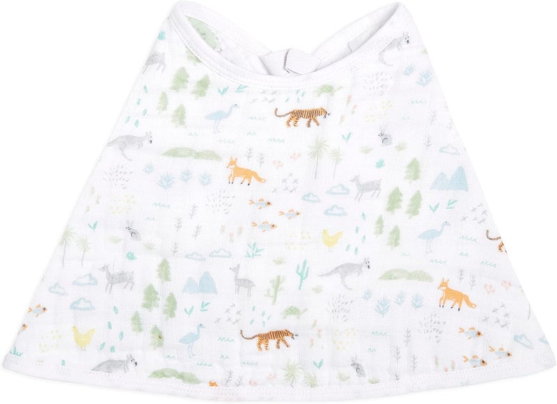 Aden + Anais Essentials Cotton Muslin Baby Burpy Bib Voyager - Image 2