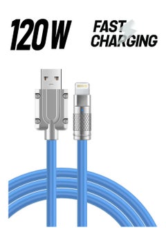 Apera BN58 iPhone Compatible 120W Watt 6A Super Fast Charging Data Cable 1 Meter Ios Cable  - Image 1