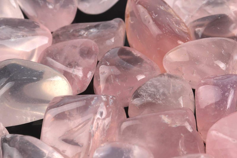 ZenQ 1 lb Rose Quartz Tumbled Stone Chips Crushed Natural Crystal Quartz Pieces - Image 4