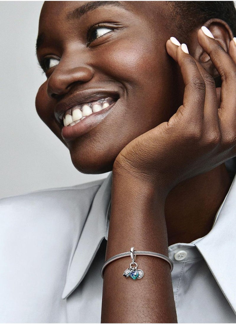 باندورا حلية ثلاثية بشكل كاميرا وقلب وبوصلة - Image 5