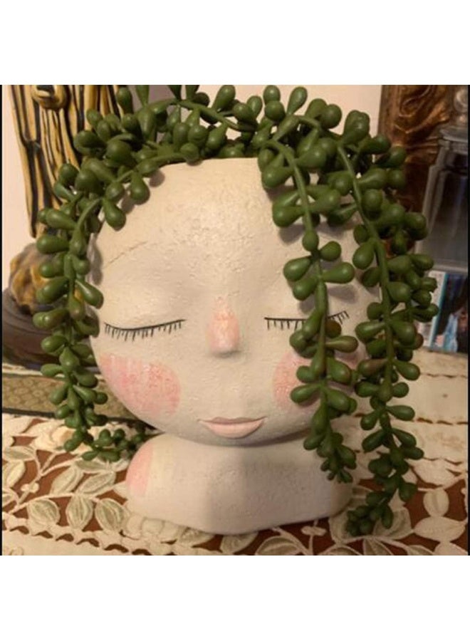 SzJias SzJias AONELAS 3 Pcs String of Pearls Plant Artificial Hanging Succulents Plants for Home Garden Decor (Pots Not Included) - Image 5