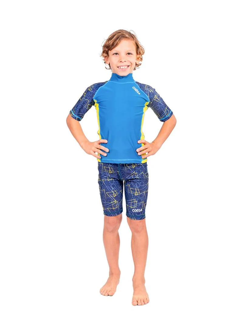 COEGA SUNWEAR COEGA Kids Boys Swim Shorts - Navy Geometric