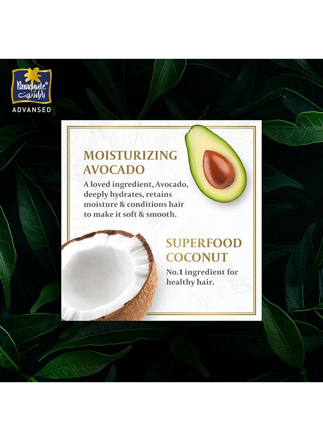 Parachute Daily Moisture Shampoo With Avocado And Coconut 2 x 340ml  - Image 4