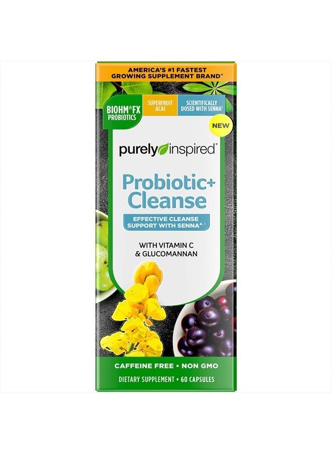 purely inspired Detox Cleanse | Purely Inspired 7 Day Cleanse + Probiotics | Acai Berry Cleanse | Whole Body Cleanse Detox for Women & Men | Body Detox with Senna Leaf, Probiotics & Digestive Enzymes | 60 Count - Image 1
