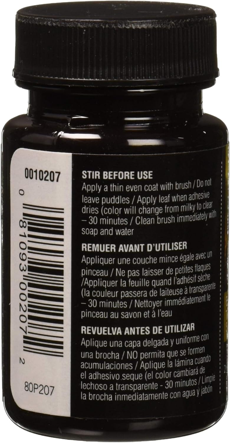 Speedball Mona Lisa Metal Leaf Adhesive, Extra Thick, 2 oz - Image 3