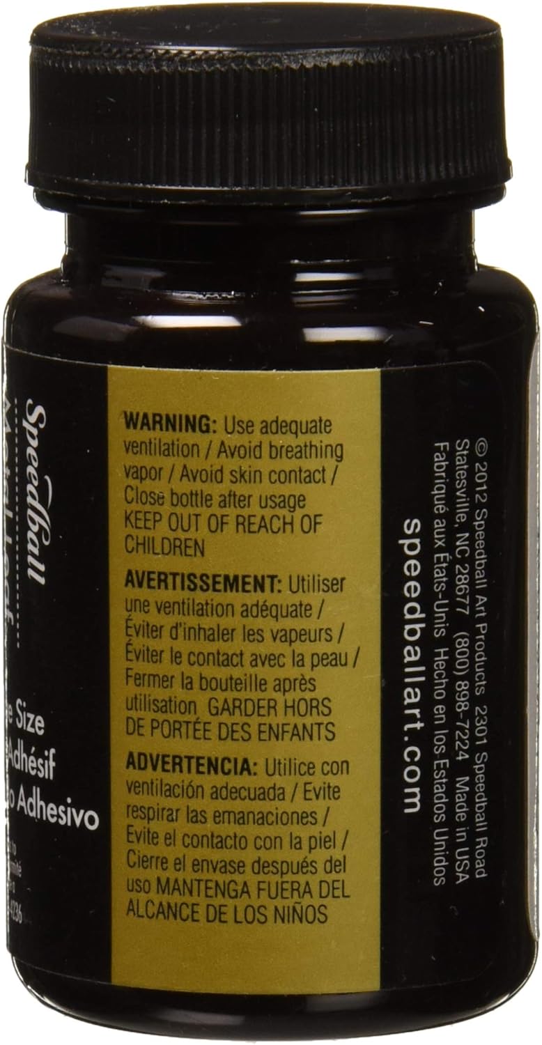 Speedball Mona Lisa Metal Leaf Adhesive, Extra Thick, 2 oz - Image 2