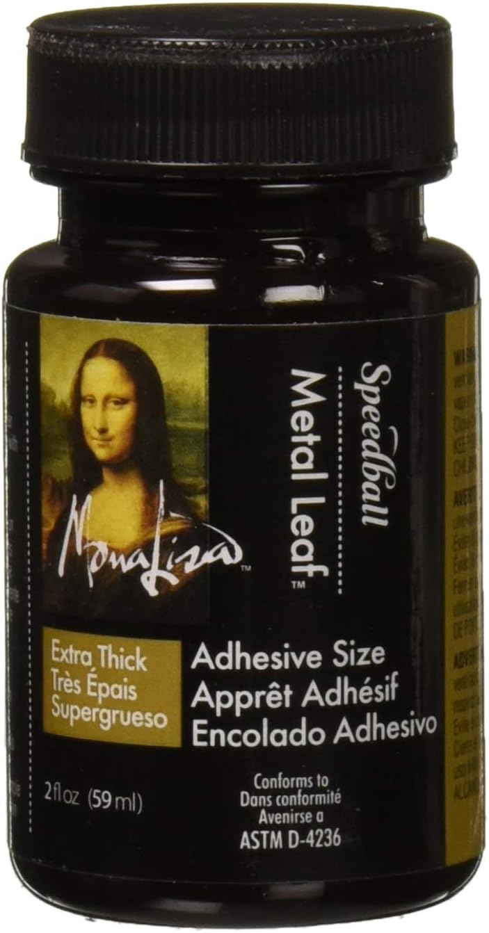 Speedball Mona Lisa Metal Leaf Adhesive, Extra Thick, 2 oz - Image 1