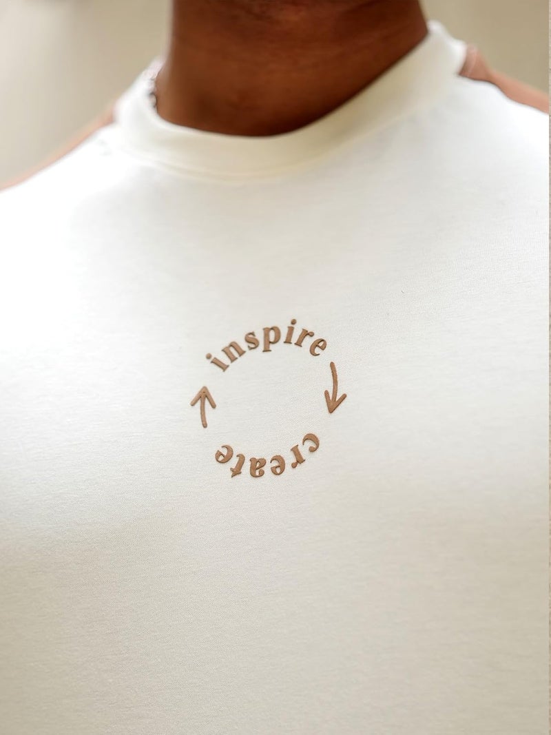 Maniac || Mens || Colorblock || Round Neck || Full Sleeve || Cotton || T-Shirt - Image 4