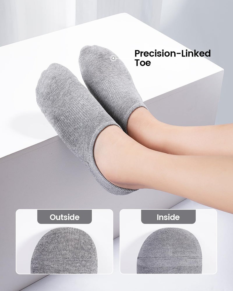 IDEGG No Show Socks Women & Men Low Cut Ankle Short Anti-slid Athletic Running Casual Invisible Liner Socks - Image 5