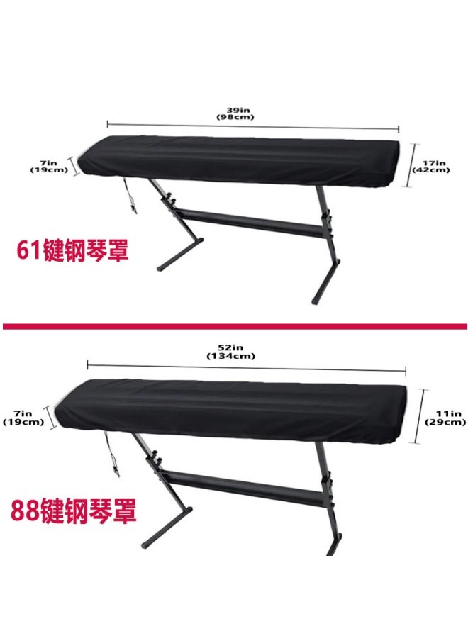 Generic Black 201D Washable Keyboard Cover, Dust Cover 98x42x19cm  - Image 4