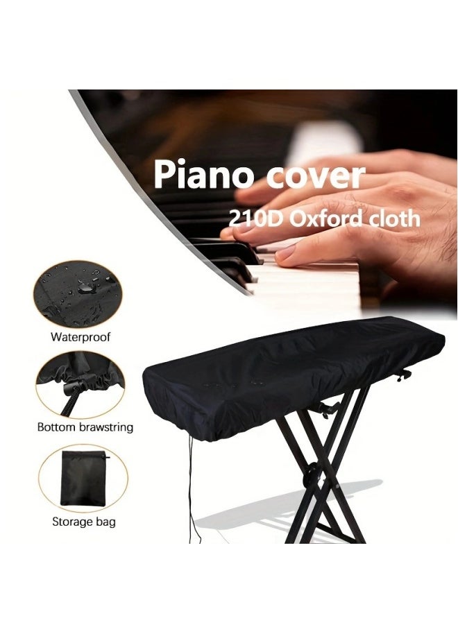 Generic Black 201D Washable Keyboard Cover, Dust Cover 98x42x19cm  - Image 3