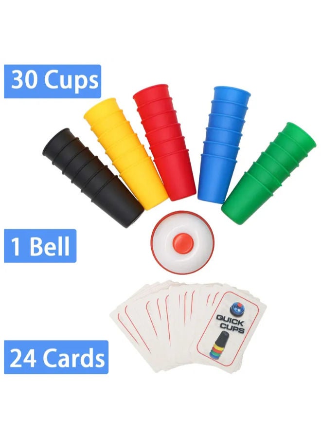 Matching and Stacking Quick Cups Games for 4-6 Players - Image 3