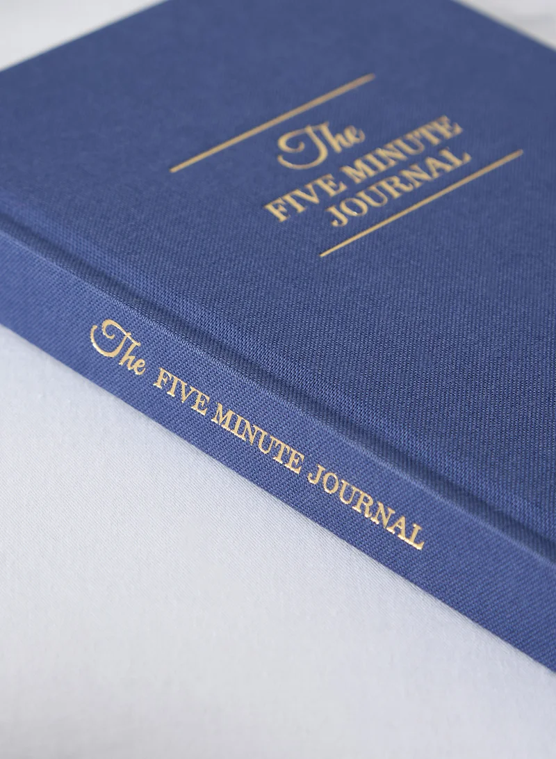 أنتلجينت_تشينج Blue Journal Hardcover Five-Minute Edition